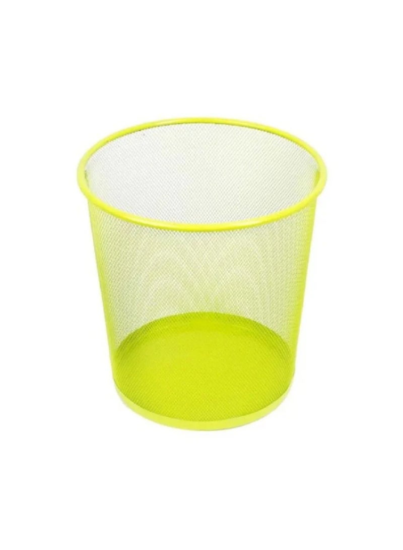 MOTARRO Metal Colorful Paper Bin (MI010-1C)23.5×19×26.5cm Trash Can for Home Office & Study–Assorted - Image 1